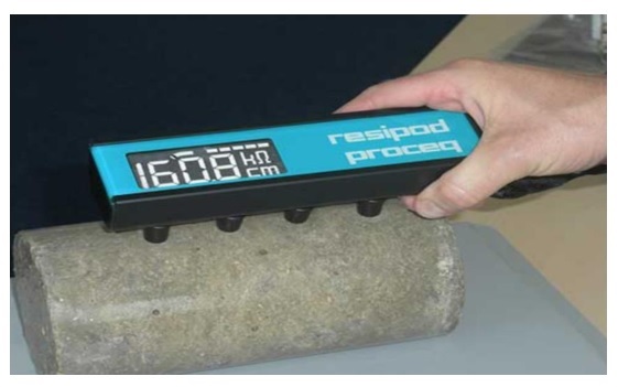 آزمایش تعیین مقاومت الکتریکی بتن