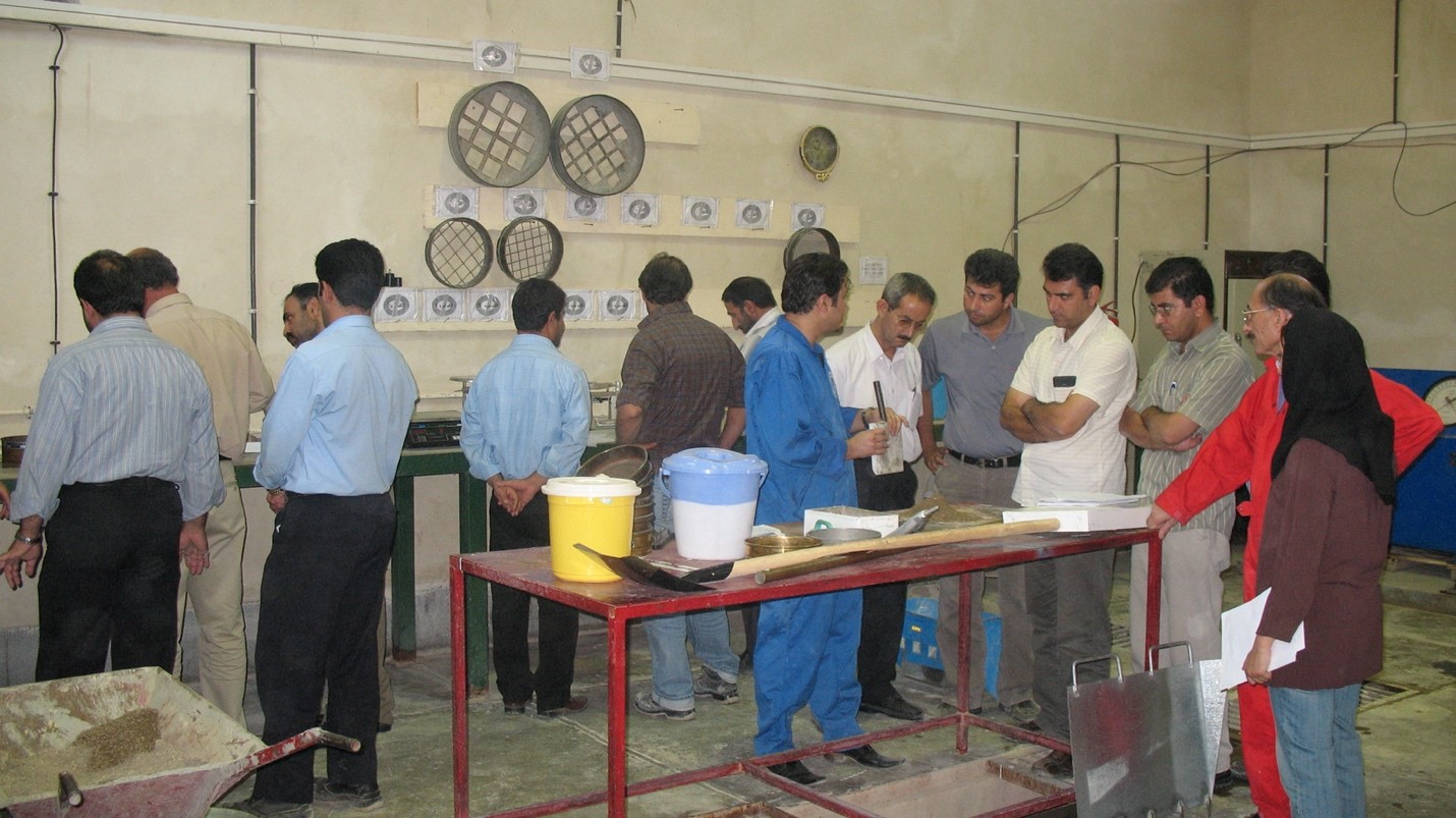 دوره آموزشی سنگدانه های بتن و طرح اختلاط بتن انجمن بتن آمریکا ACI– شاخه ایران