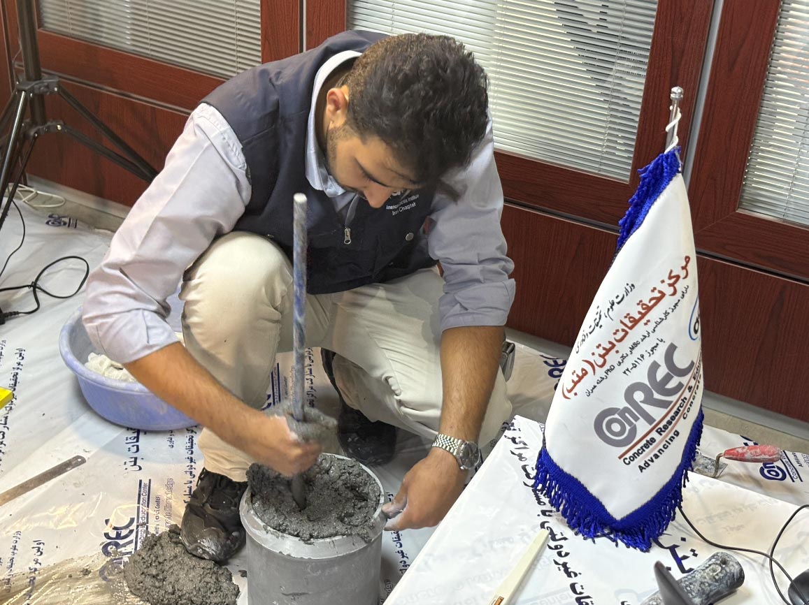 تصاویر دوره مجازی آزمایشات بتن تازه و معیارهای پذیرش بتن – تیر 1404